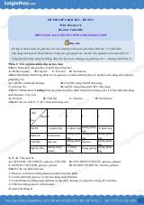 Đề thi giữa kì 1 Hóa 12 Cánh diều - Đề số 3